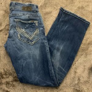 PRICE DROP! Men’s Buckle Black 32L Bootleg Jeans!